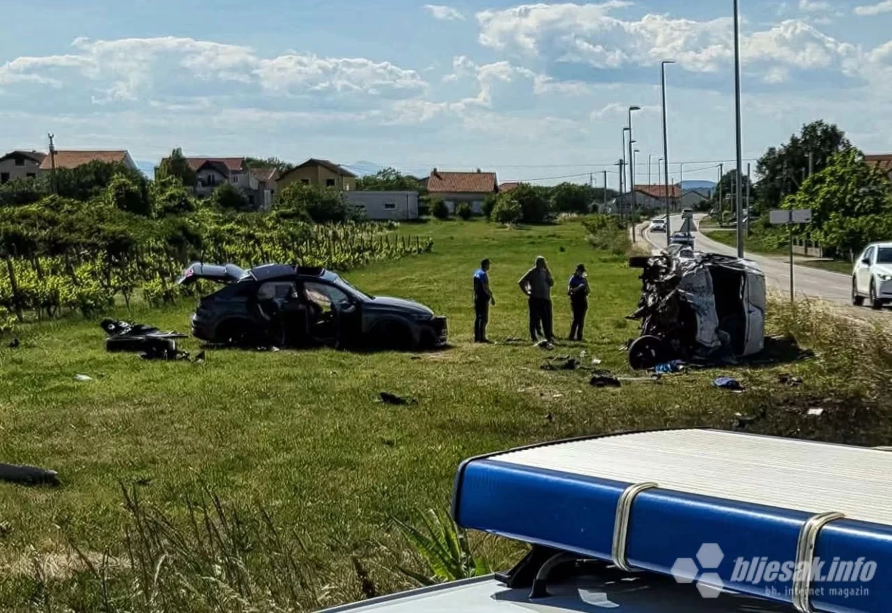 Tri osobe teško ozlijeđene u nesreći kod Čitluka